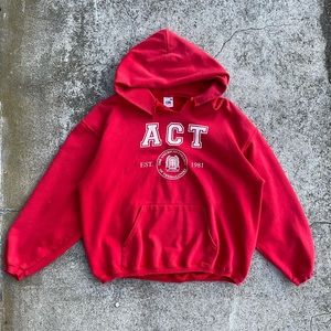 1990’s ACT faded & distressed hoodie